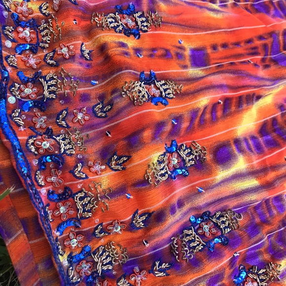 PRICE DROP 3 piece very nice the dye style Indian dress - Picture 4 of 13